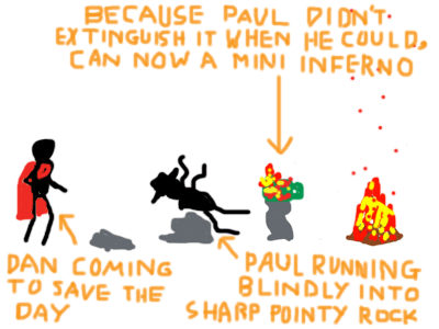 Paul vs. Fire - Frame 4