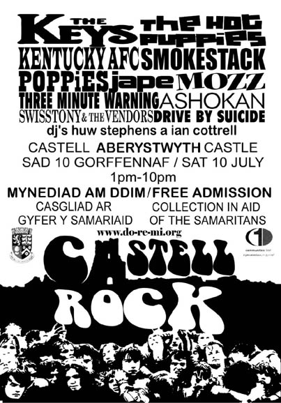Castell Rock gig poster