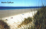 Morfa Dyffryn naturist beach, photographed from the nearby dunes