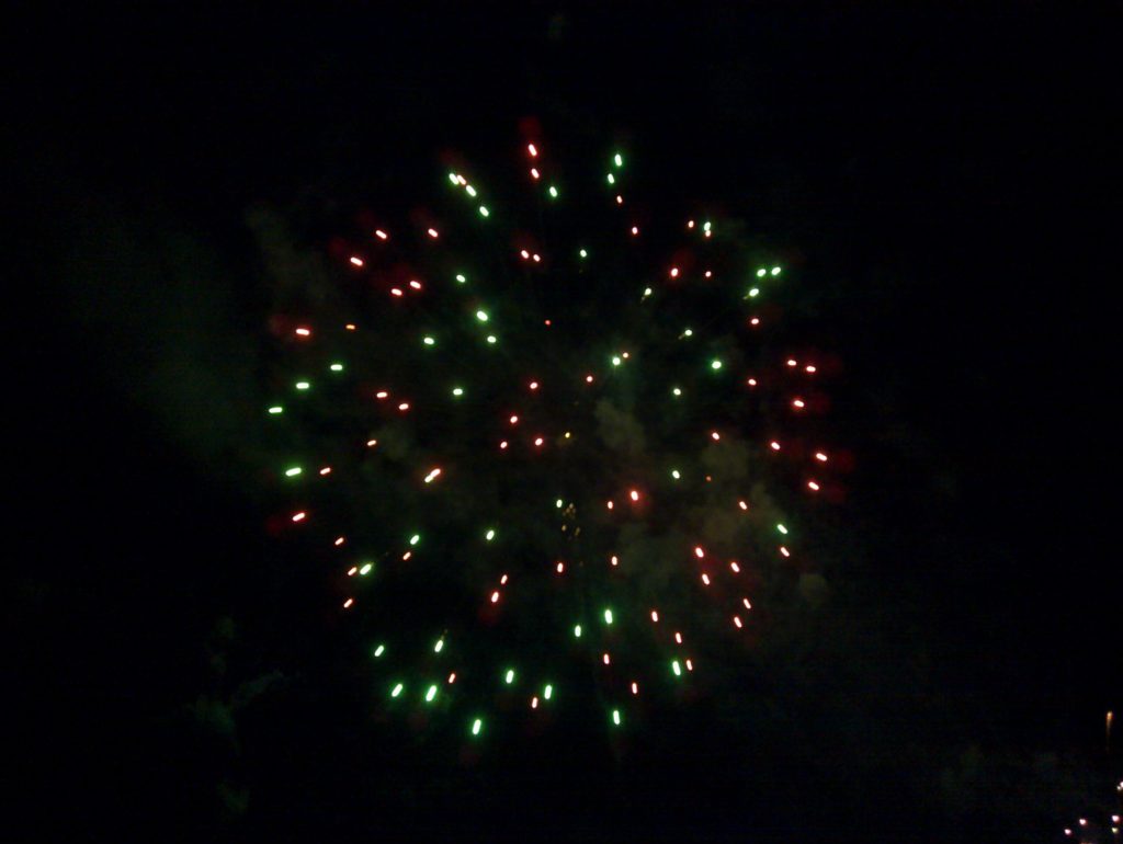 Fireworks at Hoghton Tower