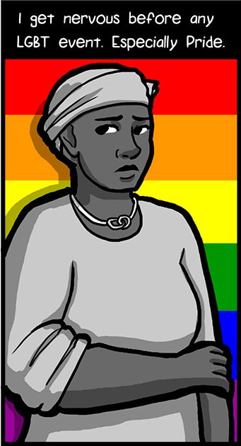 First frame of comic "Prejudice Pride"