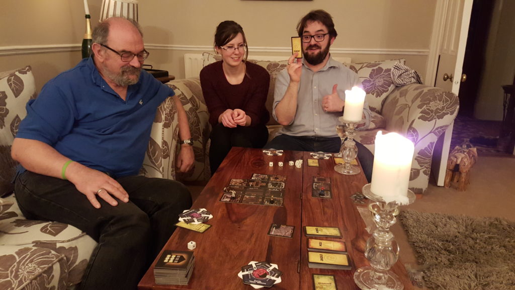 DevCamp and DocsCamp 2016 volunteers play Betrayal at the House on the Hill