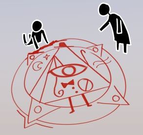 HTC Vive users make a pentagram