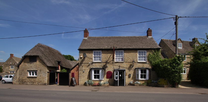 The Kings Arms in Kidligton. Photo courtesy of User:Motacilla on Wikimedia Commons, used under a Creative Commons (attribution, sharealike) license.