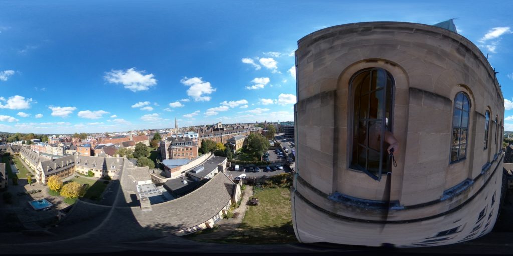 View from Nuffield College library tower.