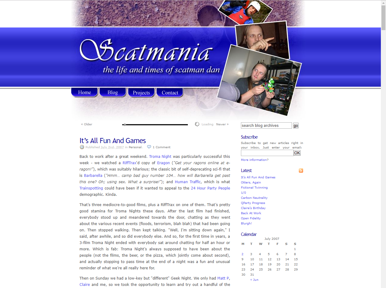 Third major design reboot of scatmania.org