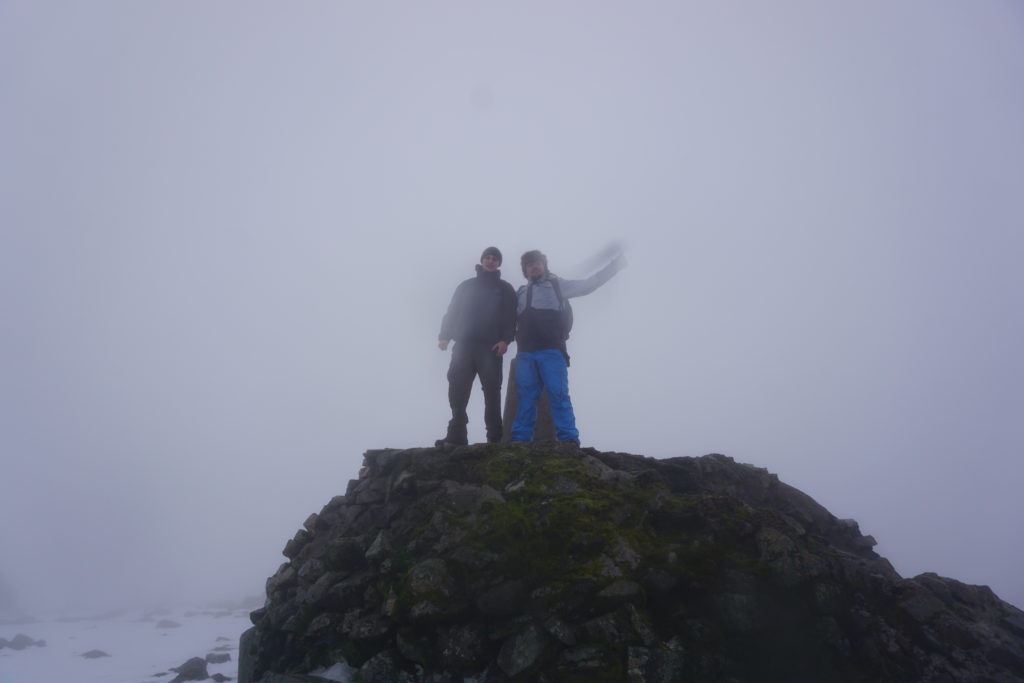 Dan and Robin atop Ben Nevis