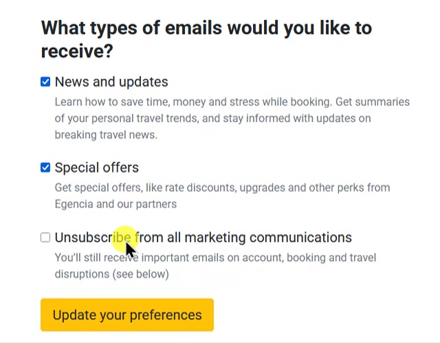 [Note] Egencia Mailing List Accessibility