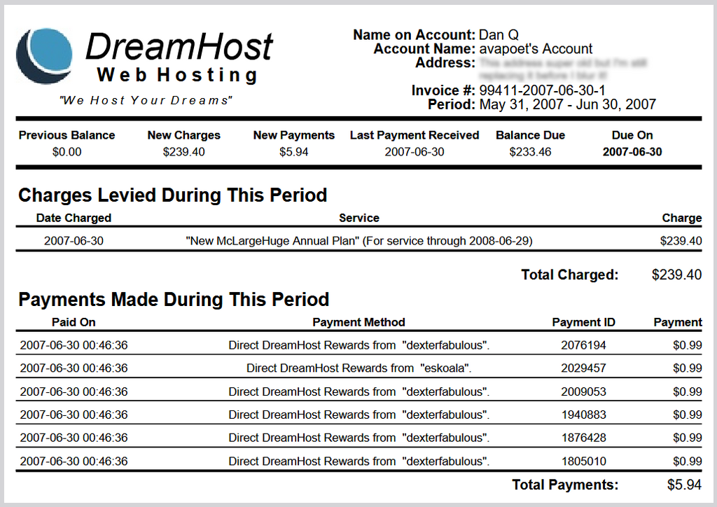 [Article] I guess I’m never paying DreamHost back
